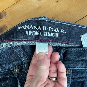 Men’s vintage straight banana republic jeans 34x32